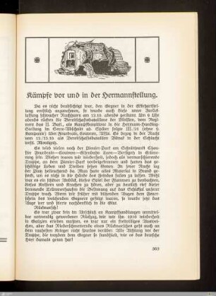Kämpfe vor und in der Hermannstellung