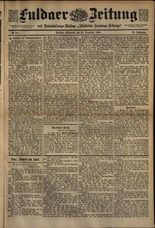 Ausgabe vom Mittwoch, den 28. Dezember 1898.