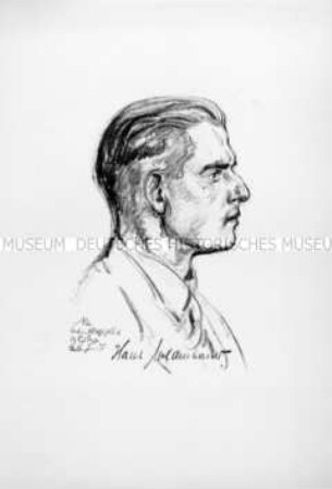 Bildnis des Tennisspielers Hans Moldenhauer (2)