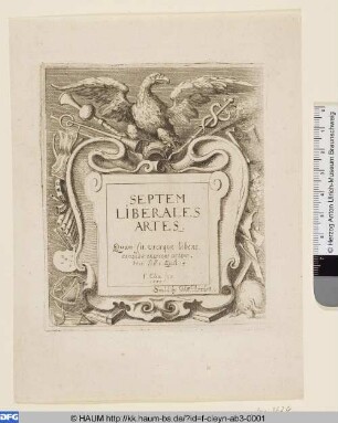 "Septem Liberales Artes", Titelblatt