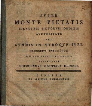 Svper Monte Pietatis