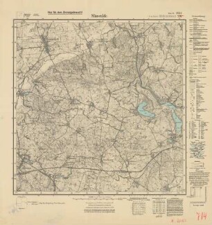 2083 (alte Nr.: 714) Miswalde, Meßtischblatt (4cm - Karte)