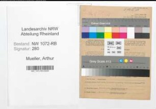Entnazifizierung Arthur Mueller , geb. 13.04.1888 (Beamter)