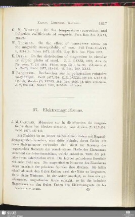 37. Elektromagnetismus