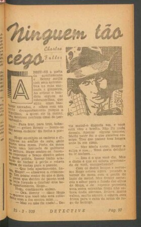 Ninguem tão cégo : [Pequena novela]
