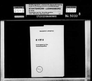 Gemeinderechtsverhältnisse in Oberbalzheim, Oberkirchberg, Orsenhausen, Rot, Schnürpflingen mit Ammerstetten, Schönebürg und Sinningen