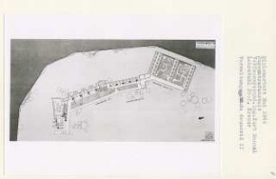 Jugendstrafanstalt (Diplomarbeit bei Willy Kreuer): Verwaltungsgebäude, Grundriss Erdgeschoss 1:200