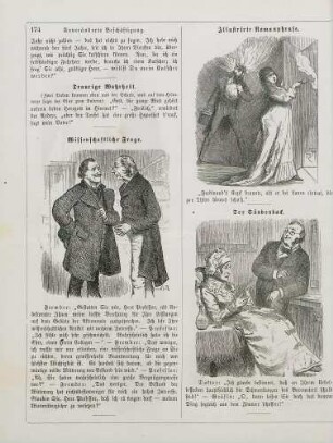 "Wissenschaftliche Frage" "Illustrirte Romanphrase" "Der Sündenbock"