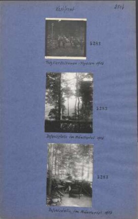 Befehlsstelle im Münstertal 1916
