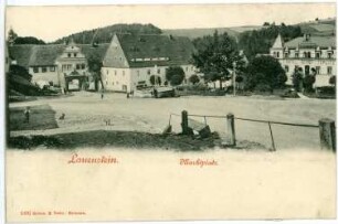 Lauenstein. Marktplatz