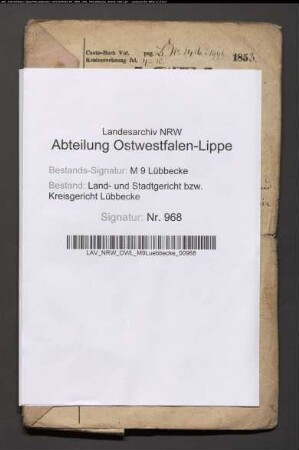 Erblasser: Niedermeier, Johann Heinrich; Erblasser: Niedermeier, Anne Catharine Ilsabein, geb. Kahre; Erblasser: Niedermeier, Christian Friedrich Ludwig: Abschluss eines Erbvertrags