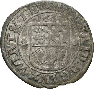 Halbbatzen des Herzogs Ludwig Friedrich v. Württemberg-Mömpelgard, 1630