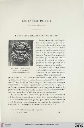 4. Pér. 11.1914: Les Salons de 1914, 2, La Société Nationale des Beaux-Arts