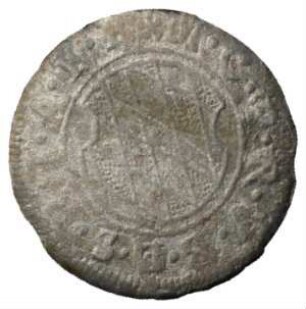 Fundmünze, 1/2 Batzen, 2 Kreuzer, 1626