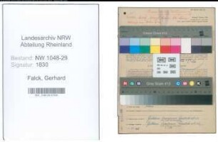 Entnazifizierung Gerhard Falck , geb. 04.08.1896 (Beamter)
