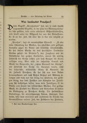 Was bedeutet Preußen?