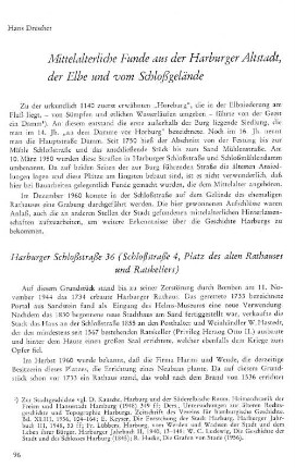 Mittelalterliche Funde aus der Harburger Altstadt, der Elbe und vom Schloßgelände