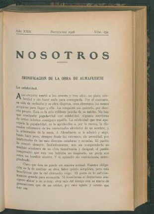 Significación de la obra de Almafuerte