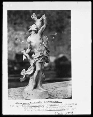 Bozzetto für eine Skulptur des heiligen Sebastian
