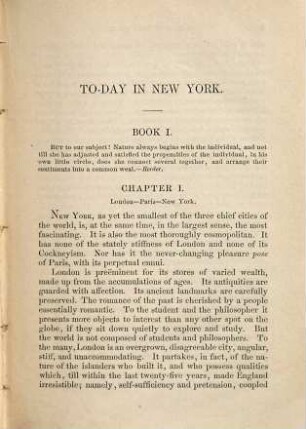 To-day in New York : a novel