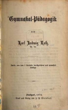 Gymnasial-Pädagogik