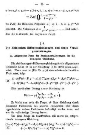 12. Allgemeine Form der Fundamentallösungen für die homogene Gleichung.