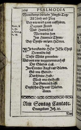 Am Sontag Cantate