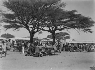 Markt von Dire Dawa : Menschen auf dem Marktplatz von Dire Dawa