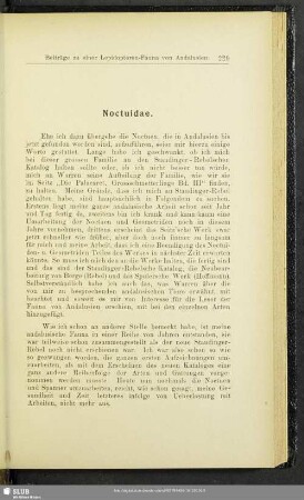 Beiträge zu einer Lepidopteren-Fauna von Andalusien (Süd-Spanien.) Macrolepidopteren
