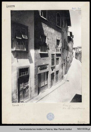 Via del Castellaccio, Florenz