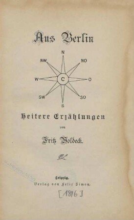 Aus Berlin : heitere Erzählungen