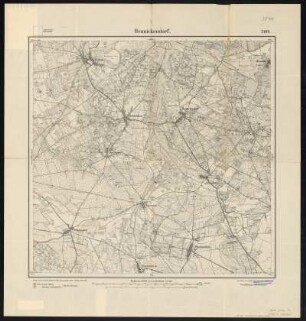 Messtischblatt [3844] = 2109 : Hennickendorf, Nuthe-Urstromtal, 1913 : Messtischblatt [3844] = 2109 : Hennickendorf. - Aufn. 1900, hrsg. 1902, E.N. 12, Auflagedruck 1913. - [Berlin] : Reichsamt für Landesaufnahme, 1913. - 1 Kt. : einfarbig. - Ohne Gitternetz. - Ohne Planzeiger. - Ohne Zeichenerklärung.