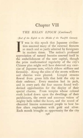 Chapter VII. The Heian epoch (continued)