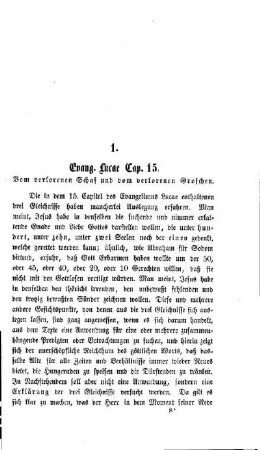 Evang. Lucae Cap. 15 : vom verlorenen Schaf und vom verlorenen Groschen
