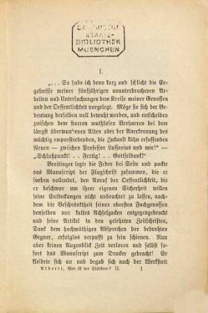 Wer ist der Stärkere? : Ein sozialer Roman aus d. modernen Berlin, 2