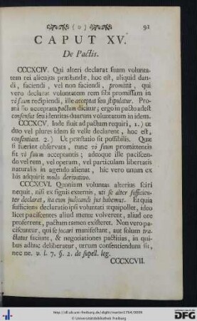 Cap. XV - XVI.
