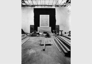 Bauarbeiten im 2.Cornelius-Saal der Nationalgalerie