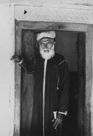 Alter Araber aus Hadramaut in Dar-es-Salam