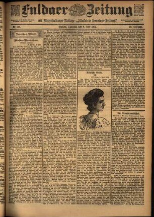 Zweite Ausgabe vom Samstag, den 08. Juni 1901.