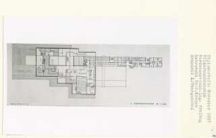 Völkerkundemuseum, Berlin-Mitte (Diplomarbeit bei Willy Kreuer): Grundriss 1. Obergeschoss 1:200
