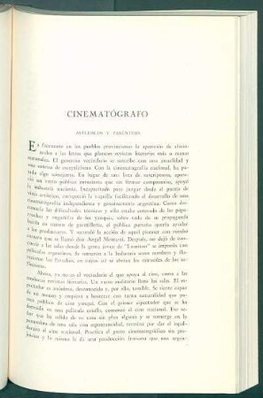 Cinematógrafo