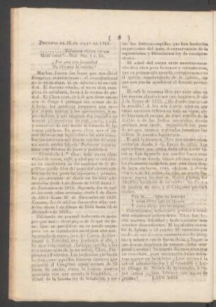 Decreto de 18 de Mayo de 1824.