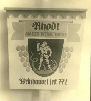 Wegweiser, Entwurf E. Eckart. Ausführung Schaurer und Foltz
