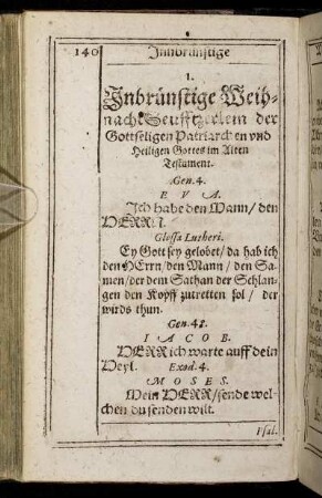 1. Inbrünstige Weihnacht Seufftzerlein [...]