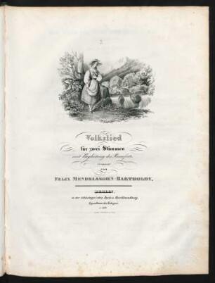 Volkslied [MWV J 1] / von Felix Menselssohn Bartholdy