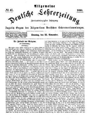 Die Zukunft der Religion. (Fortsetzung)