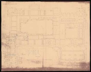 Königliches Residenzschloss Posen, Posen: Grundriss KG 1:100