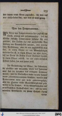 Von den Temperamenten.