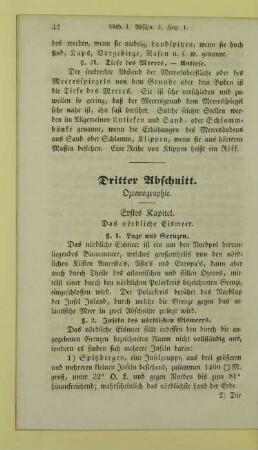 Dritter Abschnitt. Ozeanographie