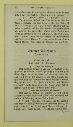 Dritter Abschnitt. Ozeanographie